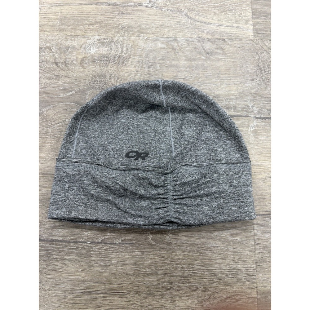 Outdoor Research OR Performance Beanie Hat Gray Running Hiking Womens OS